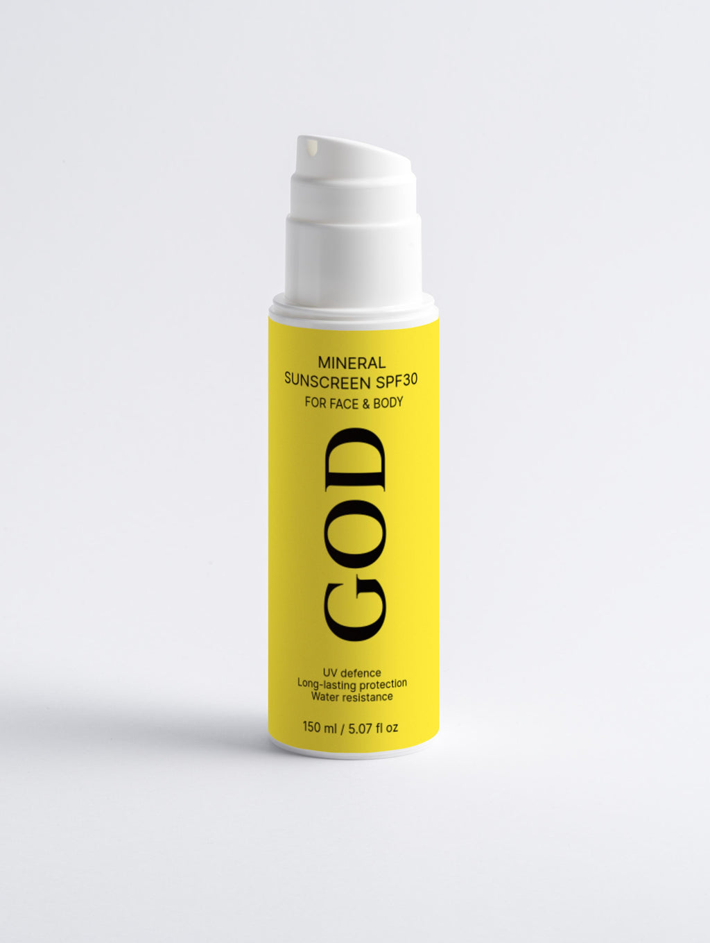 Mineral Sunscreen SPF30 for Face & Body, no tint