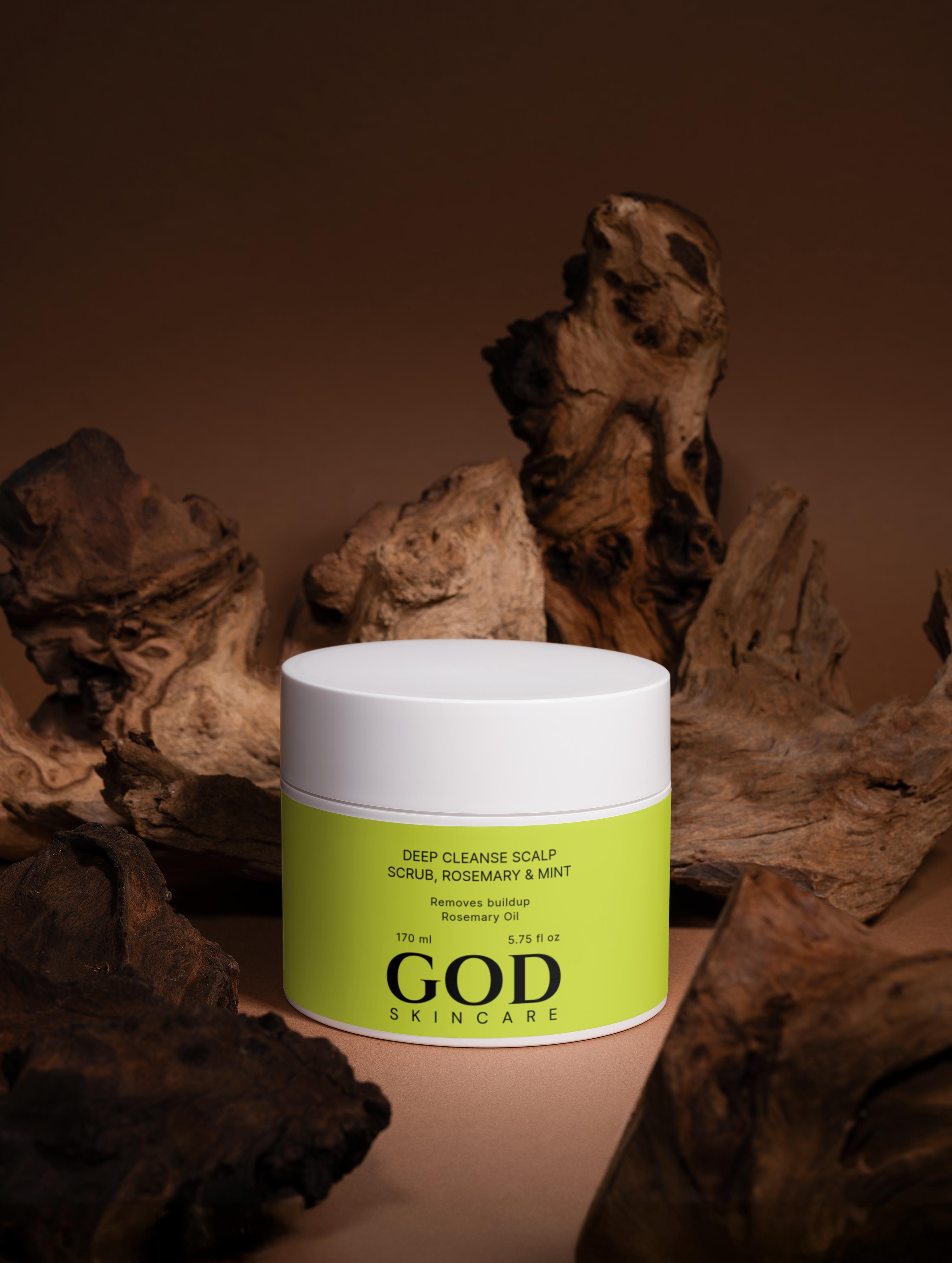 Deep Cleanse Scalp Scrub, Rosemary & Mint